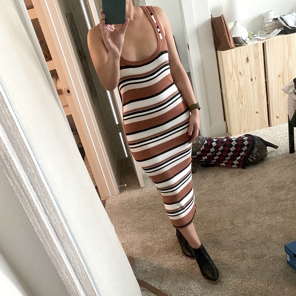 Sanctuary sleeveless sweater dress.